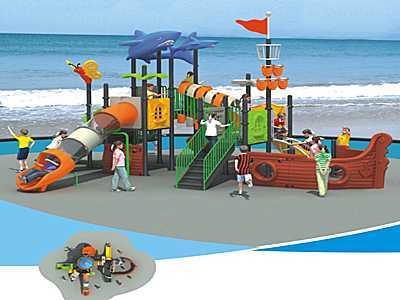 撫順海盜船滑梯-4